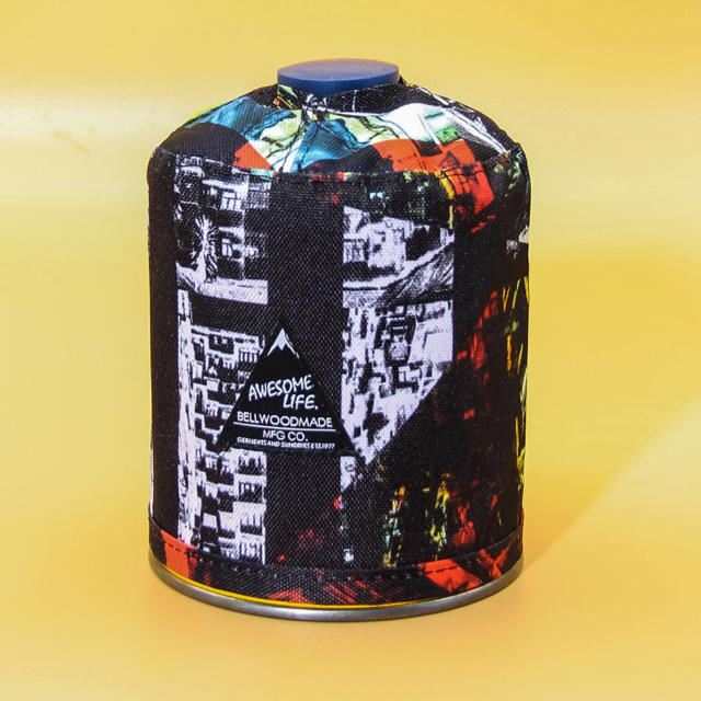 OD缶 500 ガス缶 カバー 総柄 CORDURA 検)コールマン