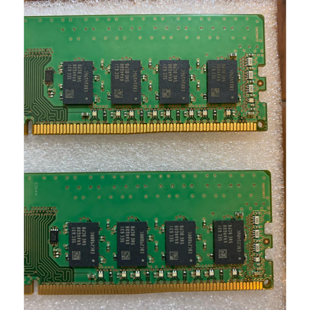SAMSUNG DDR4 4G 2133MHz メモリ2枚(計8G) スマホ/家電/カメラのPC/タブレット(PCパーツ)の商品写真