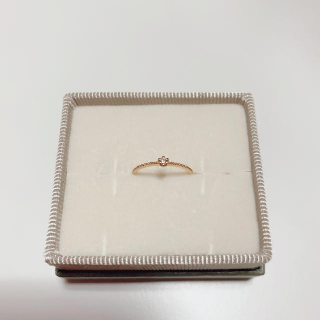 ete(エテ)のete ダイヤモンドピンキーリング レディースのアクセサリー(リング(指輪))の商品写真