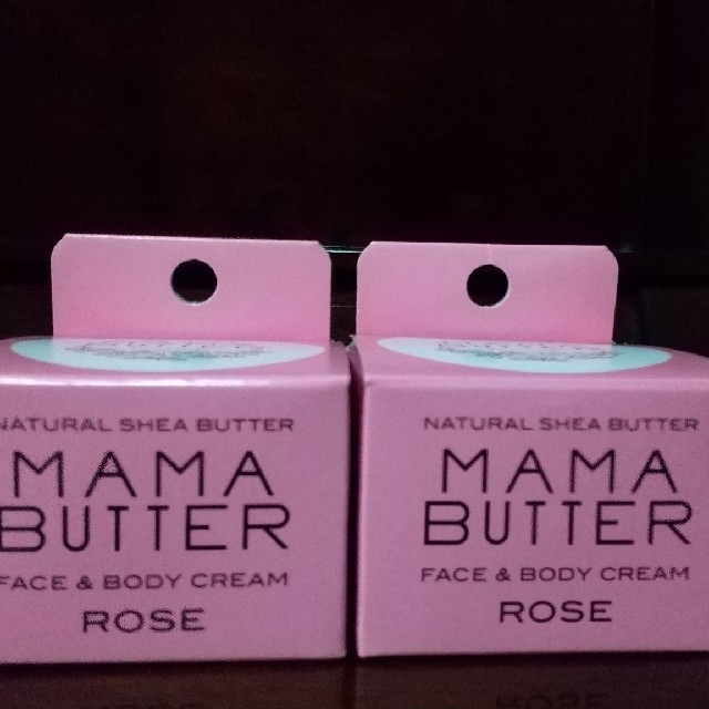 MAMA BUTTER(ママバター)のフェイス&ボディクリーム ローズ(2個セット) コスメ/美容のスキンケア/基礎化粧品(フェイスクリーム)の商品写真