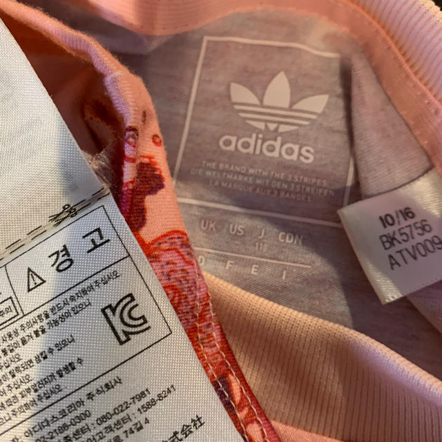 adidas(アディダス)の桜色様　ご専用　　adidas オリジナルス　Tシャツ　キッズ　110 キッズ/ベビー/マタニティのキッズ服女の子用(90cm~)(Tシャツ/カットソー)の商品写真