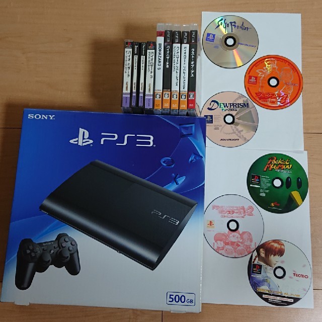 PlayStation3 - PS3 CECH-4300C 500GB & ソフトセットの通販 by キョン's shop｜プレイステーション