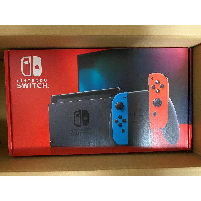 新品】Nintendo Switch新モデル 任天堂スイッチ本体 ネオンブルー 最新入荷 49.0%割引