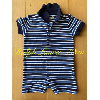 ラルフローレン(Ralph Lauren)の【ラルフローレン】　ベビー　男の子　70cm ロンパース(ロンパース)