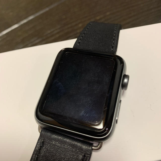 Apple Watch(アップルウォッチ)の【美品】Apple Watch series3 GPS用 スペースグレイ メンズの時計(腕時計(デジタル))の商品写真