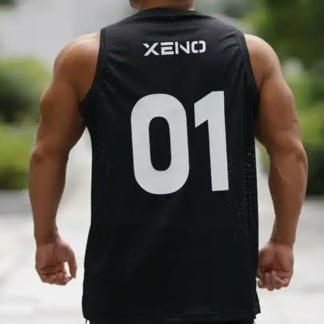 xeno jin  ノースリーブ　ブラック