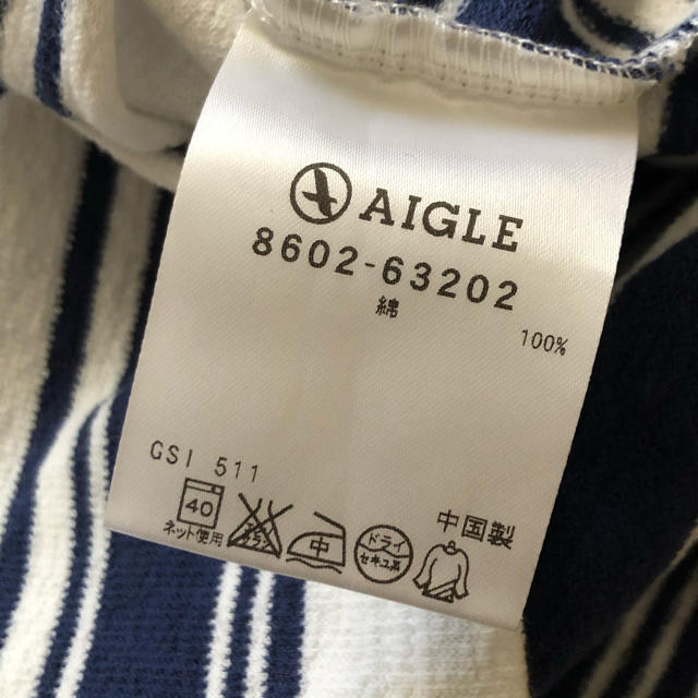 AIGLE(エーグル)のAIGLE ボーダー Tシャツ  レディースのトップス(Tシャツ(半袖/袖なし))の商品写真