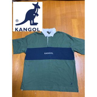 カンゴール(KANGOL)の【最終価格】美品　カンゴール　KANGOL ラガーシャツ　ポロシャツ　ビックロゴ(シャツ)