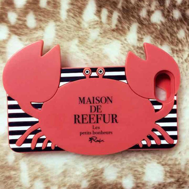 Maison de Reefur(メゾンドリーファー)のREEFUR カニさんiPhoneケース スマホ/家電/カメラのスマホアクセサリー(モバイルケース/カバー)の商品写真