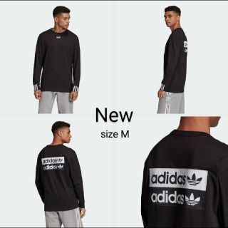 アディダス(adidas)の新品 M adidas originals ロンT  R.Y.V. 長袖 黒(Tシャツ/カットソー(七分/長袖))