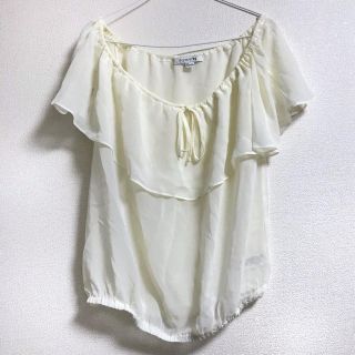 フォーエバートゥエンティーワン(FOREVER 21)のマルチウェイ♡フリルオフショルブラウス♡(シャツ/ブラウス(半袖/袖なし))