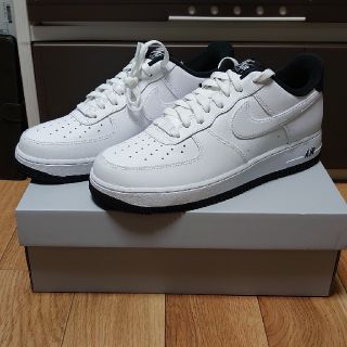 ナイキ(NIKE)の新品！NIKE AIR FORCE 1 ’07 1 白×黒 26.5cm(スニーカー)