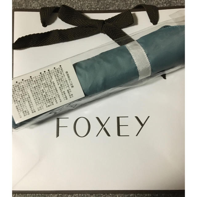 FOXEY(フォクシー)のフォクシー　ノベルティ   傘　ミント レディースのファッション小物(傘)の商品写真