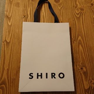 シロ(shiro)のSHIRO ショップ紙袋(ショップ袋)