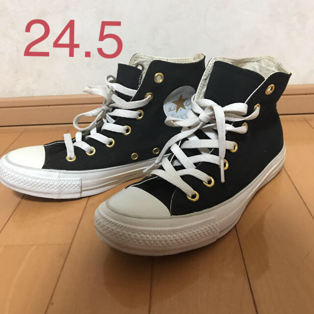 CONVERSE(コンバース)のCONVERSE オールスターearthコラボ　ブラック レディースの靴/シューズ(スニーカー)の商品写真