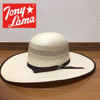 トニーラマ(Tony Lama)の【新品】トニーラマ カウボーイハット ウエスタンハット ストローハット(ハット)