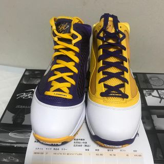 ナイキ(NIKE)の27cm lebron 7 lakers コートパープル レブロン nba(スニーカー)