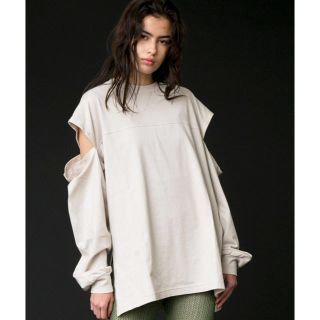 ビューティアンドユースユナイテッドアローズ(BEAUTY&YOUTH UNITED ARROWS)のMAISON SPECIAL 2wAY スナップカットソー(カットソー(長袖/七分))