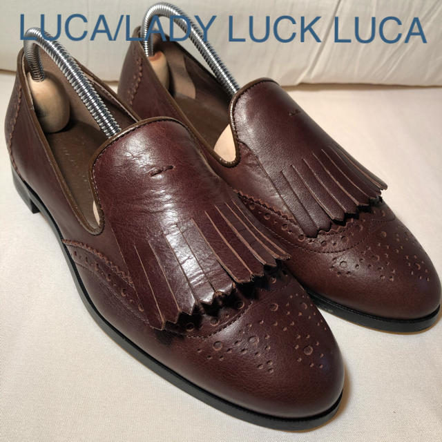 LUCA/LADY LUCK LUCA ローファー メダリオンシューズ