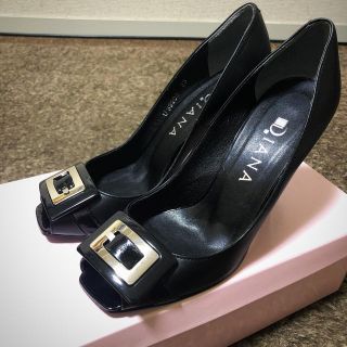 ダイアナ(DIANA)のDIANAのヒール👠💕オープントゥ バックル(ハイヒール/パンプス)