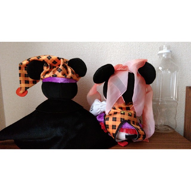 Disney(ディズニー)のハロウィーン　ミッキー　ミニー　ぬいぐるみ エンタメ/ホビーのおもちゃ/ぬいぐるみ(ぬいぐるみ)の商品写真