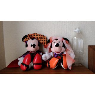 ディズニー(Disney)のハロウィーン　ミッキー　ミニー　ぬいぐるみ(ぬいぐるみ)