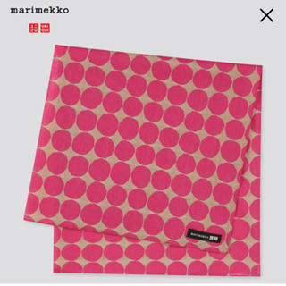 ユニクロ(UNIQLO)の新品 マリメッコ × ユニクロ スカーフ ミニ 日本未発売(バンダナ/スカーフ)