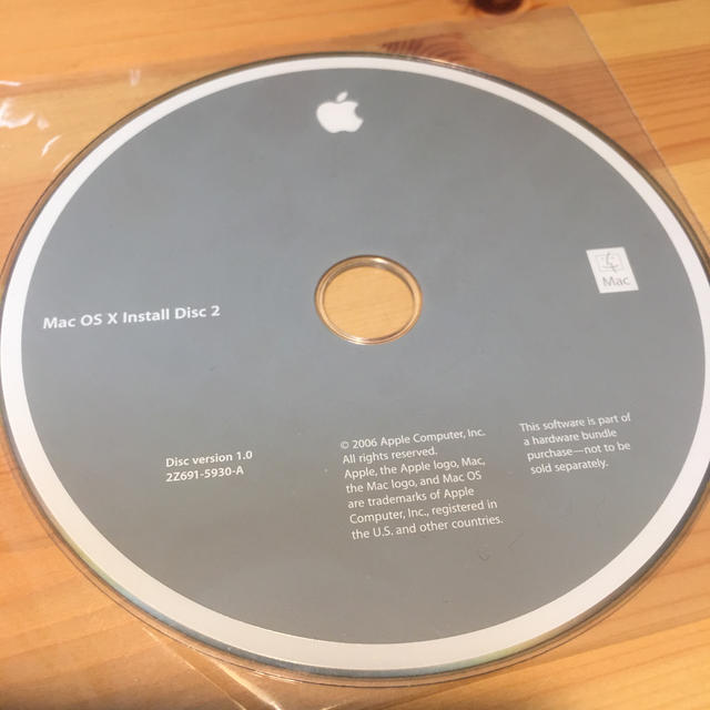 Mac インストールディスク