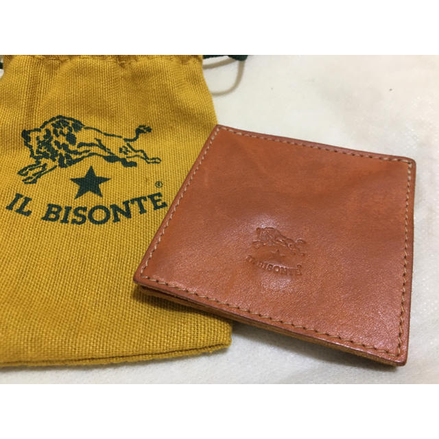 IL BISONTE(イルビゾンテ)のイルビゾンテ 正規品 イタリアンレザー コインケース 小銭入れ 財布 ヤキヌメ メンズのファッション小物(コインケース/小銭入れ)の商品写真