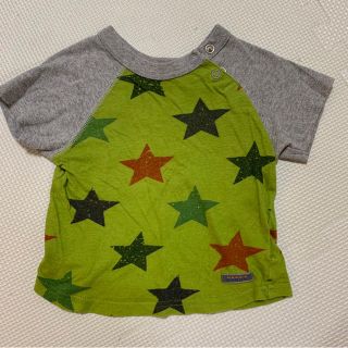 ハッカベビー(hakka baby)のハッカベビー  半袖ラグランTシャツ　星柄(Ｔシャツ)