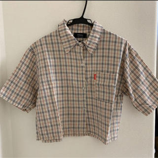 ゴゴシング(GOGOSING)の韓国 gogosing 半袖シャツ チェックシャツ(シャツ/ブラウス(半袖/袖なし))
