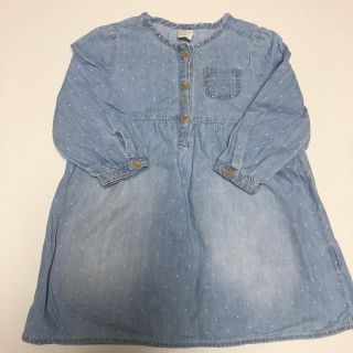 エイチアンドエム(H&M)のH&M デニムワンピース(90cm)(ワンピース)