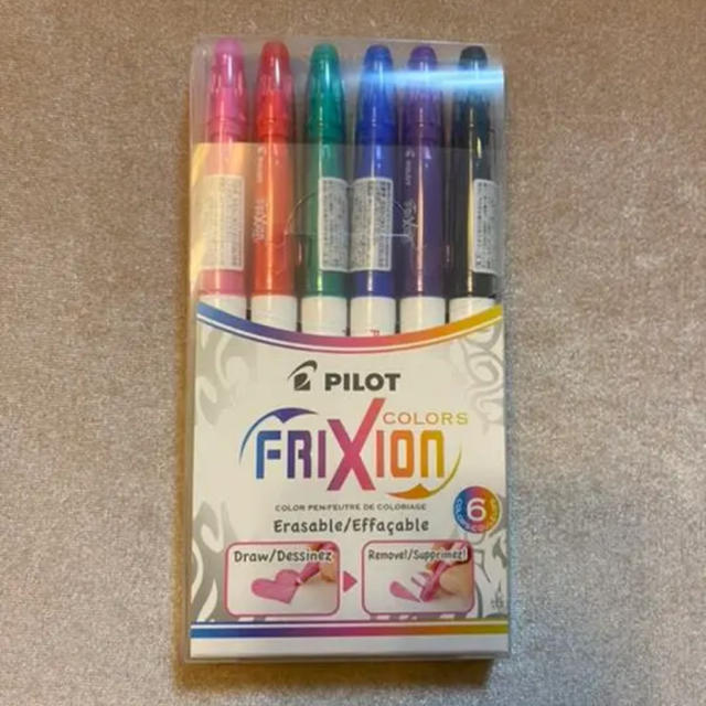 PILOT(パイロット)のPilot フリクション　FRIXION colors 6色 インテリア/住まい/日用品の文房具(ペン/マーカー)の商品写真