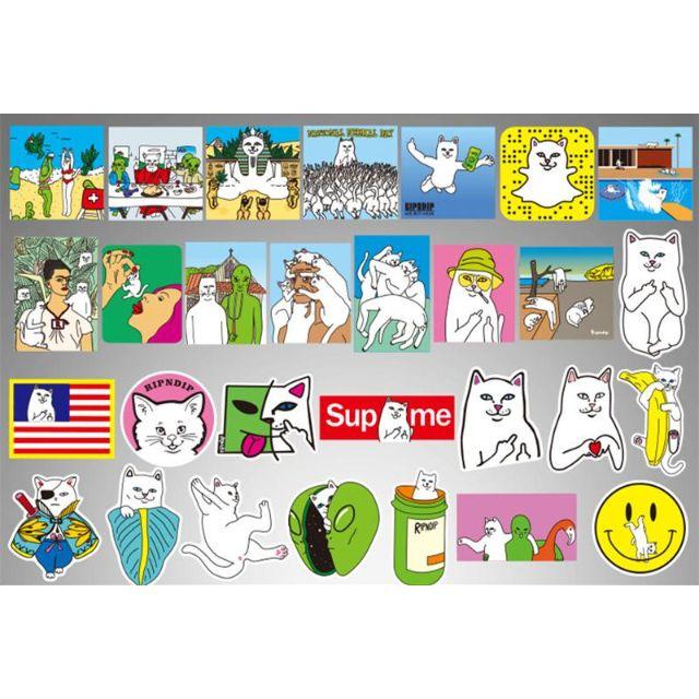 リップンディップ Ripndip ステッカー シール ５０枚セット 157 その他のペット用品(猫)の商品写真