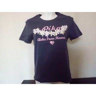 ピコ(PIKO)のPIKO　レディース半袖丸首Tシャツ　Mサイズ　送料込　ネイビー(Tシャツ(半袖/袖なし))