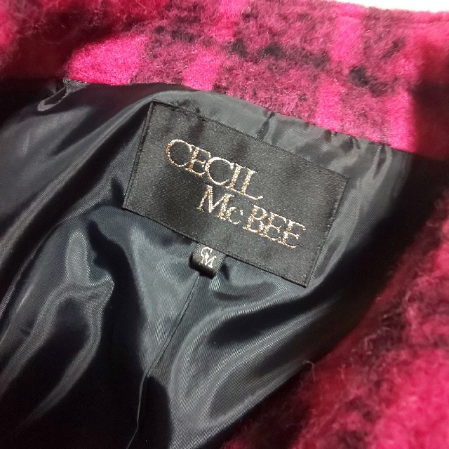 CECIL McBEE(セシルマクビー)のCECIL Mc BEE♡チェック柄コート レディースのジャケット/アウター(ロングコート)の商品写真