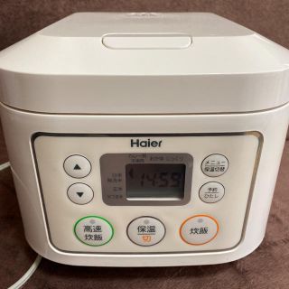 ハイアール(Haier)のお値下げ ハイアール マイコンジャー炊飯器（3合炊き） 一人暮らし(炊飯器)