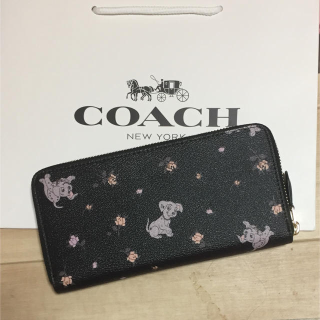 COACH  長財布　ディズニーコラボ　１０１匹わんちゃん