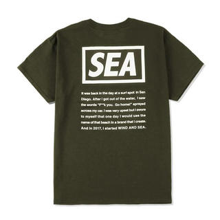 シュプリーム(Supreme)の【Lサイズ】 WIND AND SEA CASETIFY TEE Olive(Tシャツ/カットソー(半袖/袖なし))