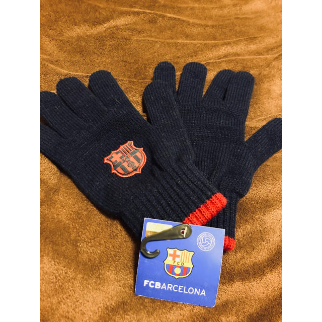 FCバルセロナ　手袋 スポーツ/アウトドアのサッカー/フットサル(応援グッズ)の商品写真