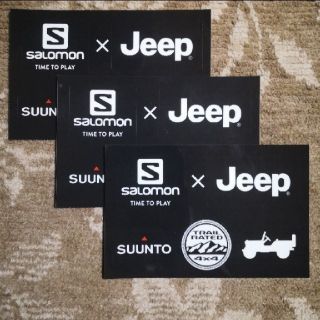 サロモン(SALOMON)のSALOMON×Jeep 非売品 ステッカー(ステッカー)