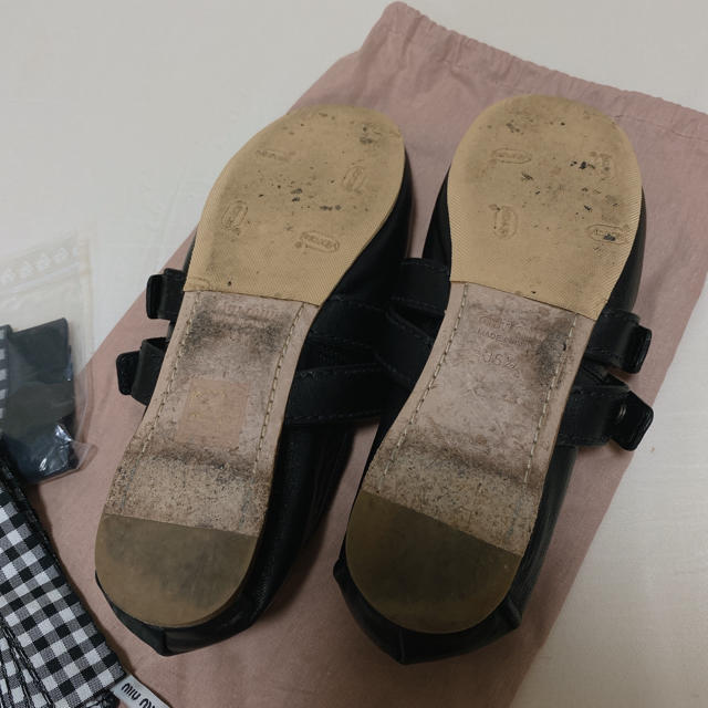 miumiu(ミュウミュウ)のmiumiu バレリーナ レディースの靴/シューズ(バレエシューズ)の商品写真