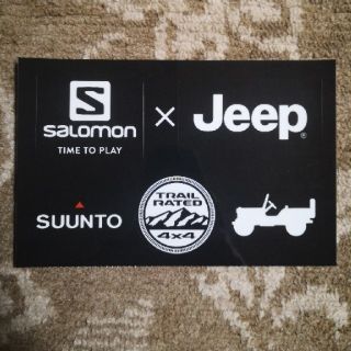 サロモン(SALOMON)のSALOMON×Jeep 非売品 ステッカー(ノベルティグッズ)