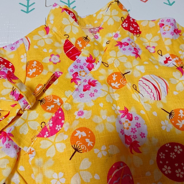 くろわっさんずべべ 甚平size50～60 キッズ/ベビー/マタニティのベビー服(~85cm)(甚平/浴衣)の商品写真