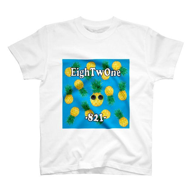 EighTwOne-821-パイナップルマン????Tシャツ