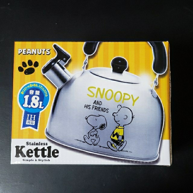 SNOOPY(スヌーピー)のSNOOPY Stainless Kettle インテリア/住まい/日用品のキッチン/食器(調理道具/製菓道具)の商品写真