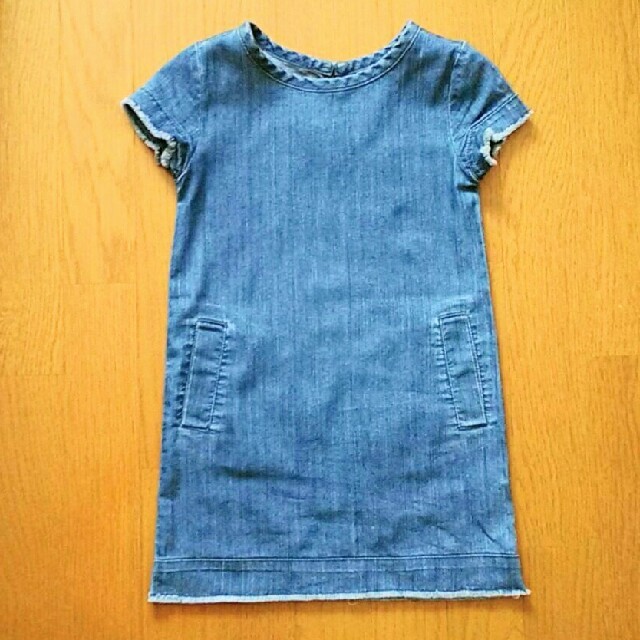 Old Navy(オールドネイビー)のOLD NAVY キッズ デニム ワンピース  キッズ/ベビー/マタニティのキッズ服女の子用(90cm~)(ワンピース)の商品写真