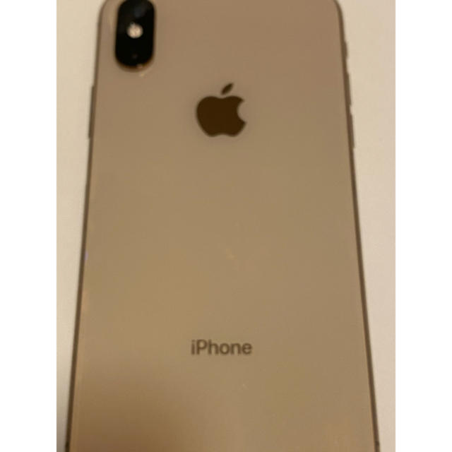 iPhone(アイフォーン)のiPhone Xs 256Ggb ゴールド　SIMフリー　訳あり スマホ/家電/カメラのスマートフォン/携帯電話(スマートフォン本体)の商品写真