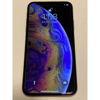 アイフォーン(iPhone)のiPhone Xs 256Ggb ゴールド　SIMフリー　訳あり(スマートフォン本体)