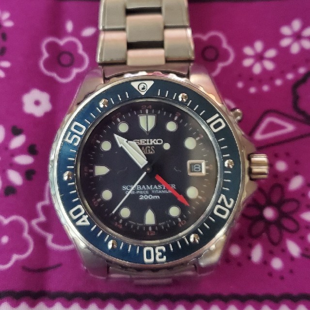 SEIKO AGS SCUBA MASTER ONE PIECE TITANUM